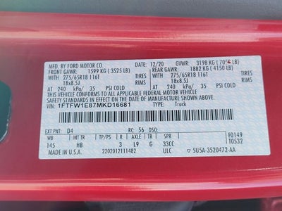 2021 Ford F-150 Lariat