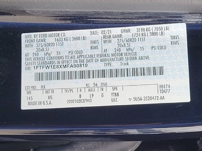 2021 Ford F-150 Lariat