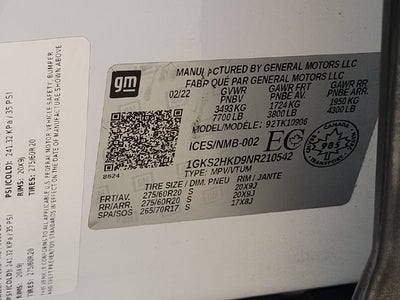 2022 GMC Yukon XL AT4