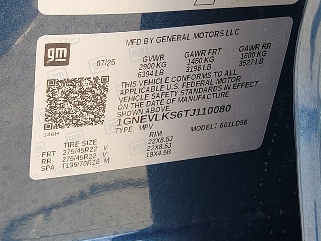 2026 Chevrolet Traverse RS