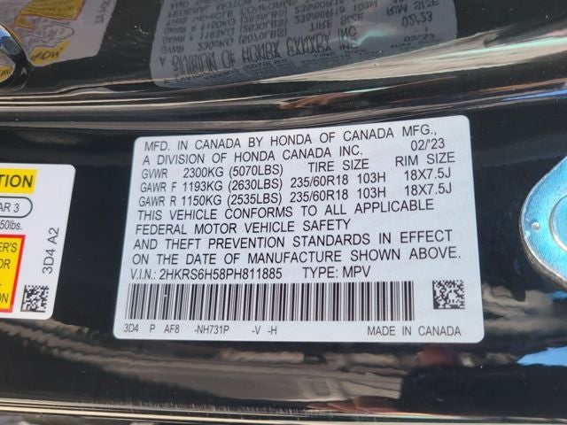 2023 Honda CR-V Hybrid Sport w/o BSI