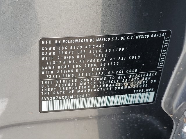 2020 Volkswagen Tiguan 2.0T SE R-Line Black 4Motion