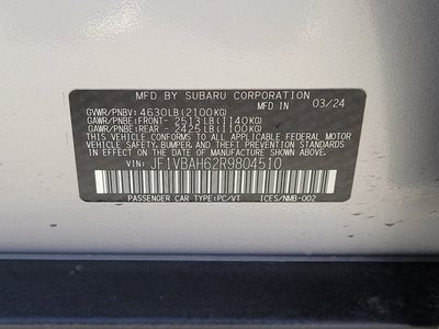 2024 Subaru WRX Premium