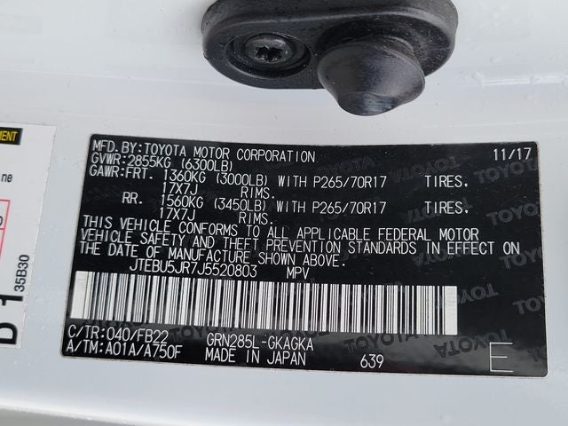 2018 Toyota 4Runner Base