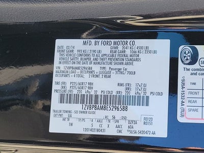 2014 Ford Mustang V6