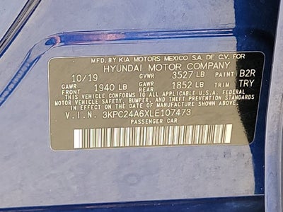 2020 Hyundai Accent SE