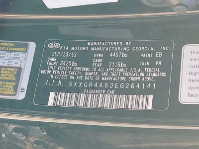2014 Kia Optima SX Turbo