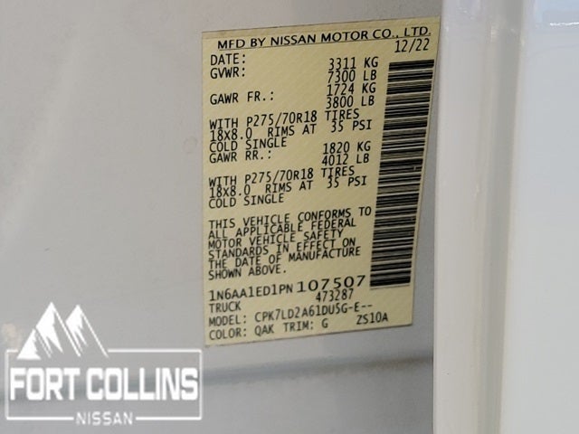 2023 Nissan Titan PRO-4X