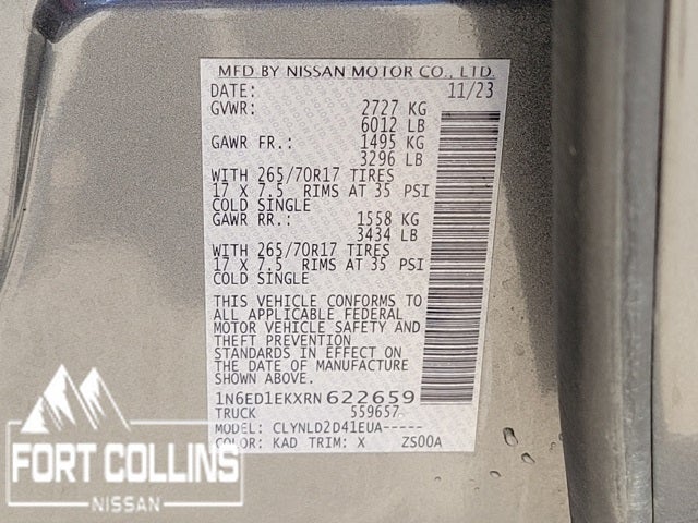 2024 Nissan Frontier PRO-4X