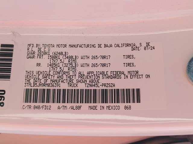 2024 Toyota Tacoma TRD Off-Road