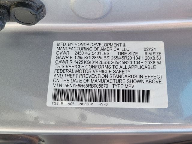 2024 Honda Passport EX-L