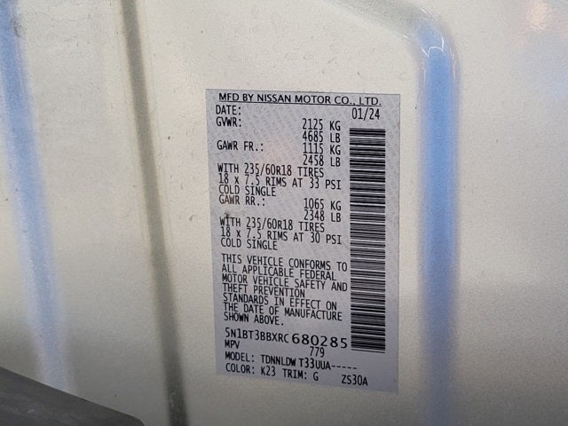 2024 Nissan Rogue SV