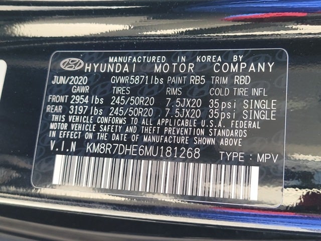 2021 Hyundai Palisade Calligraphy