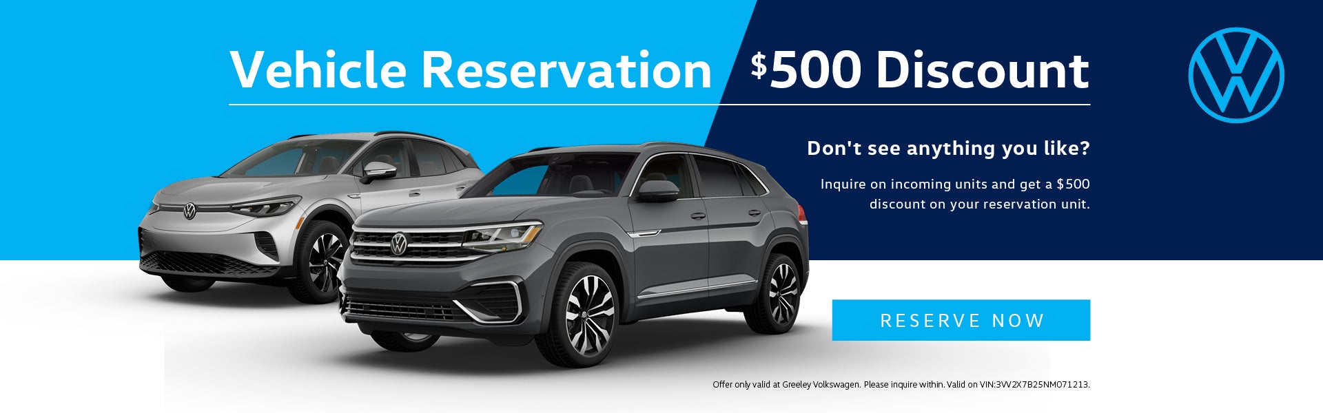 Reservation Discount